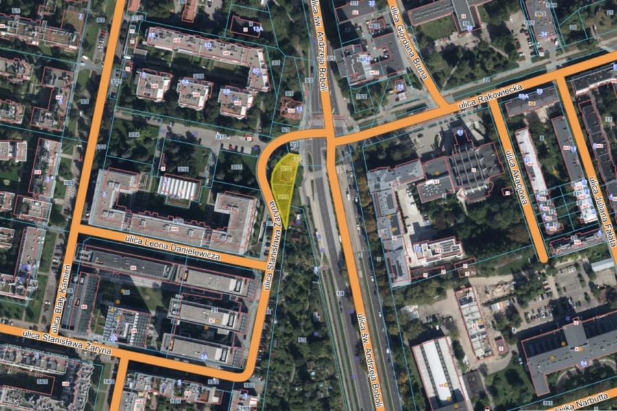 Warszawa, Mokotów Wyględów, Stanisława Żaryna, Unikalna działka na Mokotowie pod inwestycję