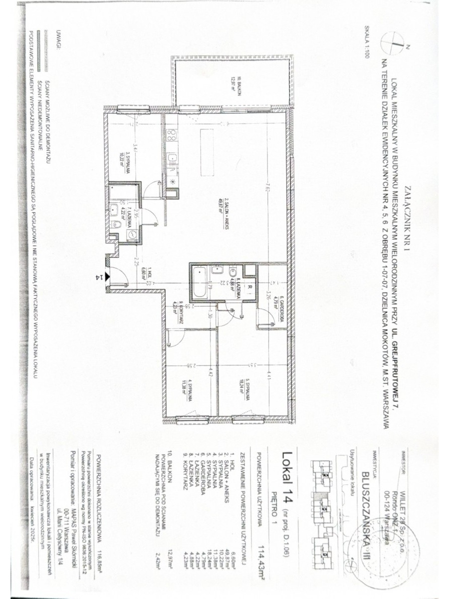 Warszawa, Mokotów, Figowa, Ostatni apartament w inwestycji