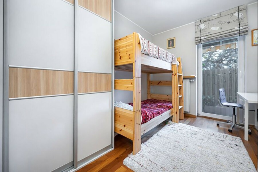 Warszawa, Mokotów, Rajska, Mieszkanie na parterze na Marinie Mokotów z ogródk