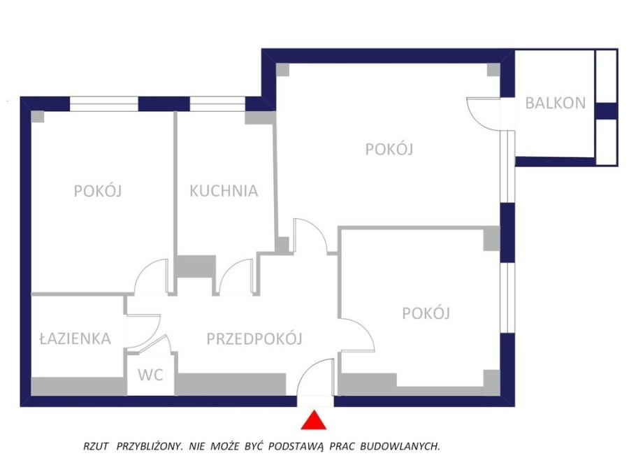 Warszawa, Mokotów, Wałbrzyska, 3 pokoje - 7 minut od metra