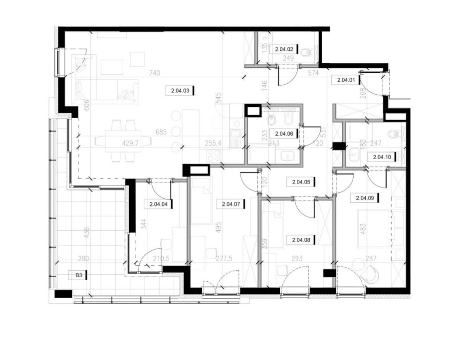 Warszawa, Mokotów, Bernardyńska, 5-pokoi | 116m² | obok Jeziorka Czerniakowskiego
