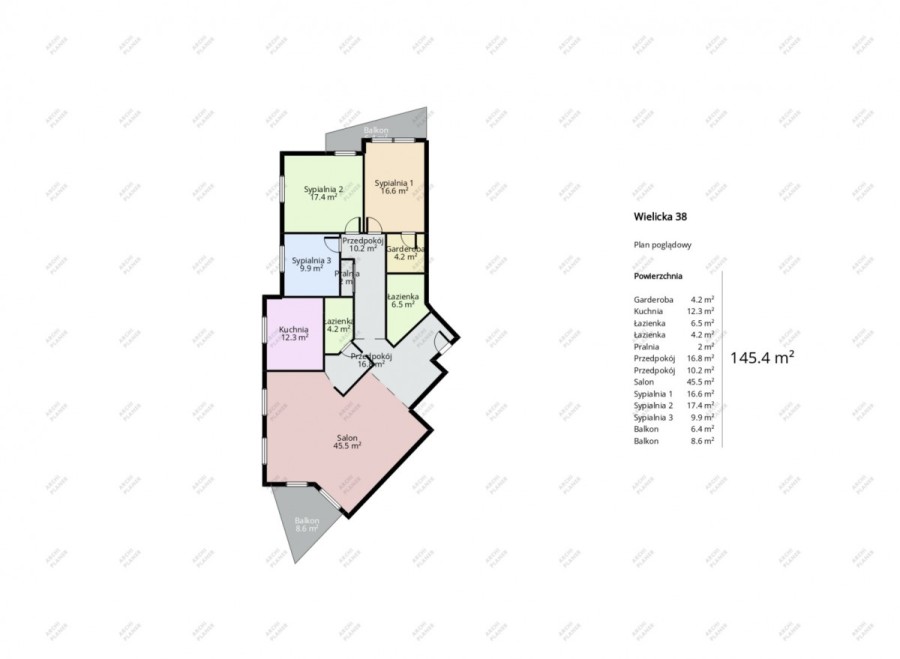 Warszawa, Mokotów, Wielicka, 145m2, 4 pokoje, Basen, Sauna, Siłownia
