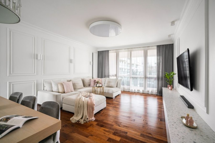 Warszawa, Wilanów Błonia Wilanowskie, Sarmacka, Przestronne 4 pokoje 117 m² Wilanów One