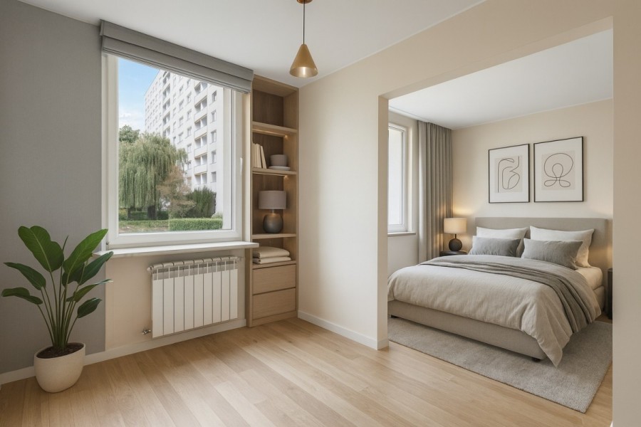 Warszawa, Praga-Północ, Łomżyńska, Dwustronne M3 z potencjałem wśród zielenii