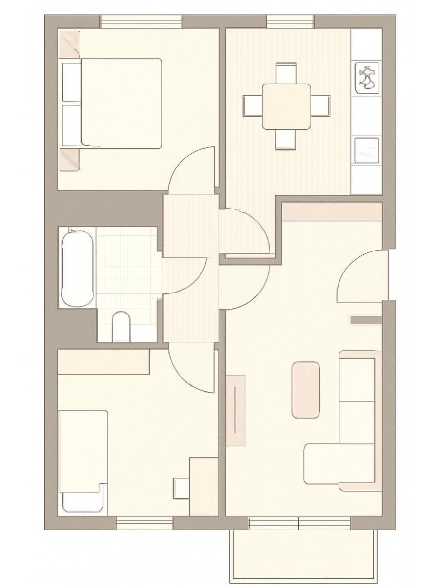 Warszawa, Praga-Północ, Łomżyńska, Dwustronne M3 z potencjałem wśród zielenii