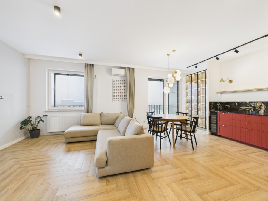 Warszawa, Wola, Gumińska, Dwa balkony / Widok na centrum / Stacja Wola