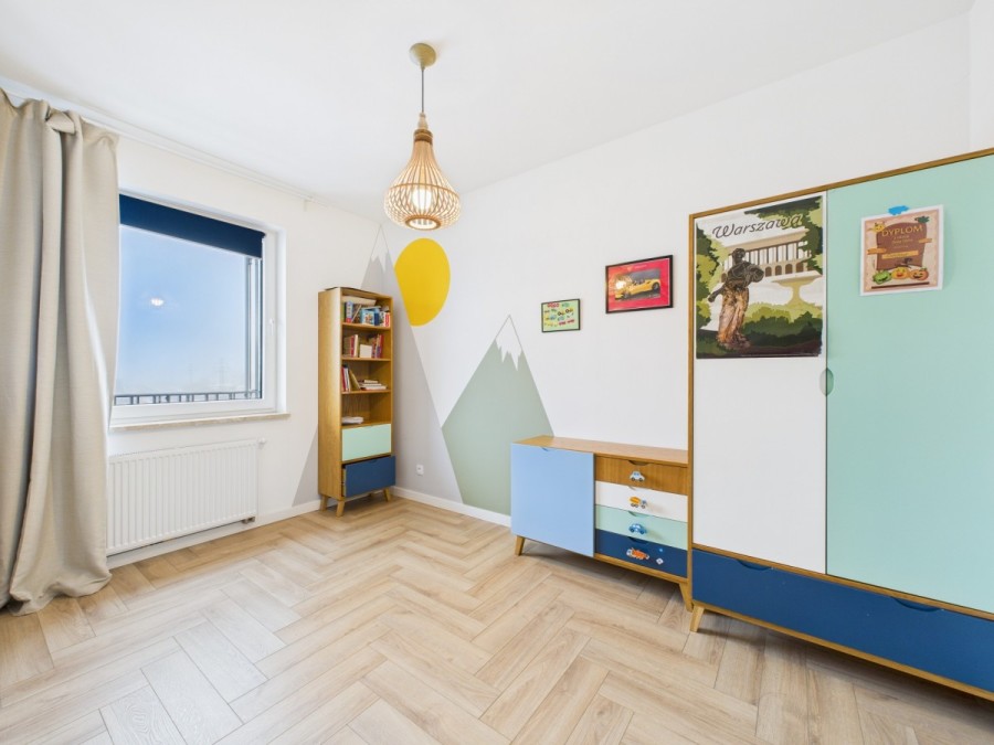 Warszawa, Wola, Gumińska, Dwa balkony / Widok na centrum / Stacja Wola