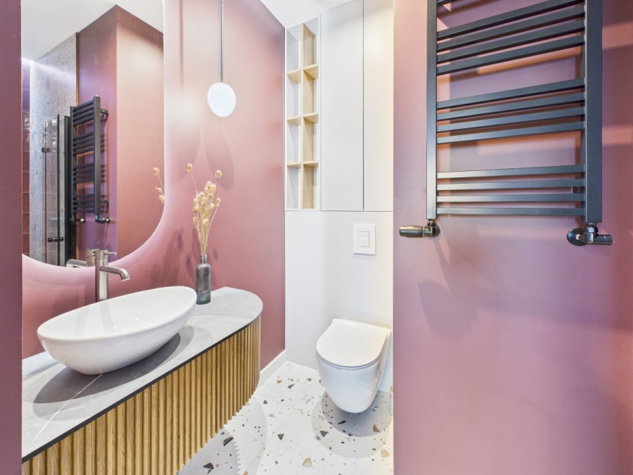 Warszawa, Wola, Gumińska, Dwa balkony / Widok na centrum / Stacja Wola