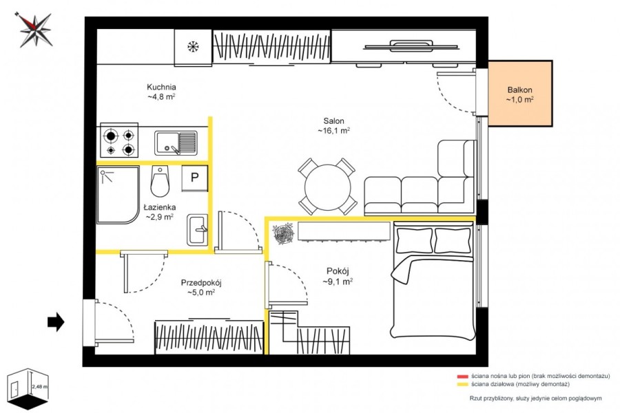 Warszawa, Wola Nowolipki, Smocza, Mieszkanie na sprzedaż