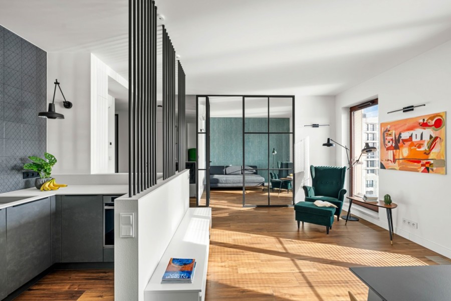 Warszawa, Praga-Północ, Stefana Okrzei, Port Praski | Apartament z panoramą Warszawy