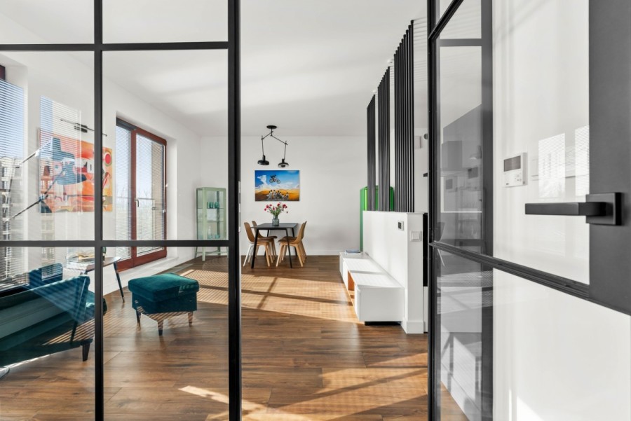 Warszawa, Praga-Północ, Stefana Okrzei, Port Praski | Apartament z panoramą Warszawy