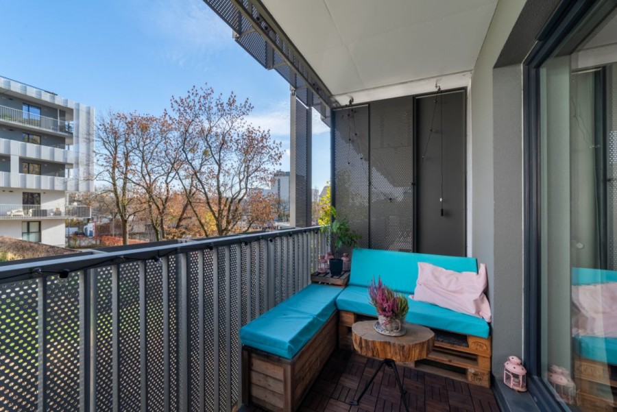 Warszawa, Praga-Południe Kamionek, Żupnicza, Mieszkanie z dużą loggią na Soho Factory *Kamionek