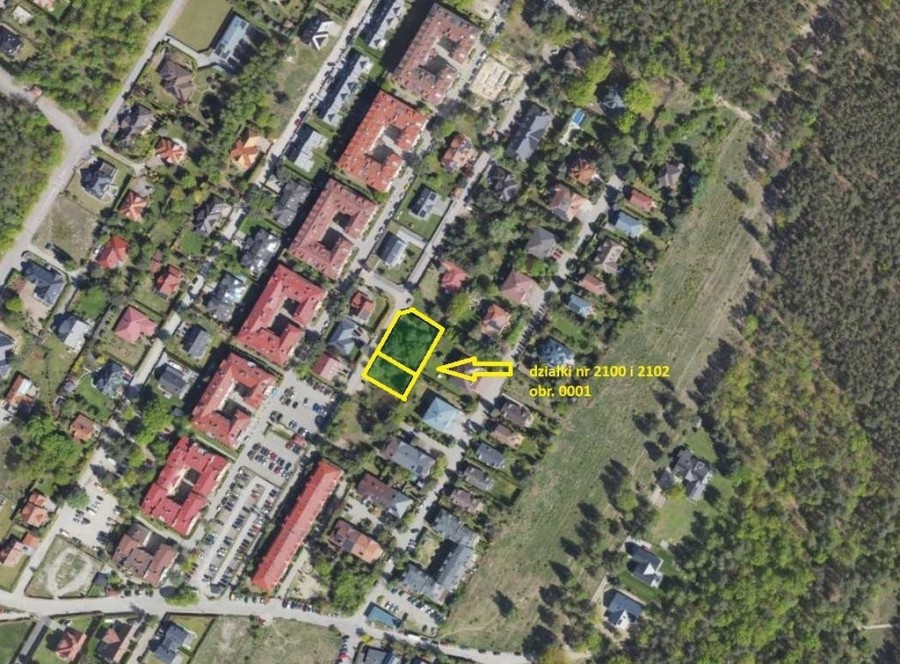 powiat legionowski, Jabłonna, Jabłonna - działka budowlana przy lesie