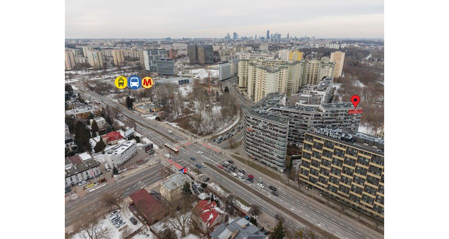 Warszawa, Mokotów, Bukowińska, Ostatnie piętro Metro Wilanowska Parking