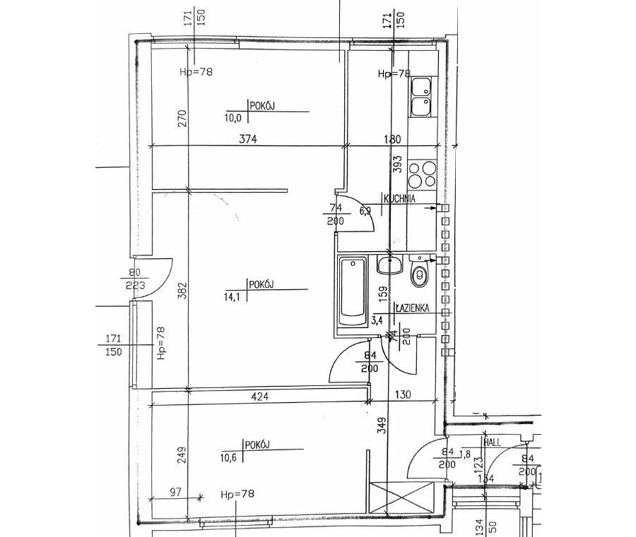 Warszawa, Bielany, Antoniego Magiera, PARK OLSZYNA - 3 pokoje - NISKI BUDYNEK balkon