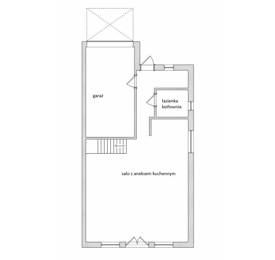 Warszawa, Białołęka, Segment skrajny z pięknie zagospodarowanym ogrodem