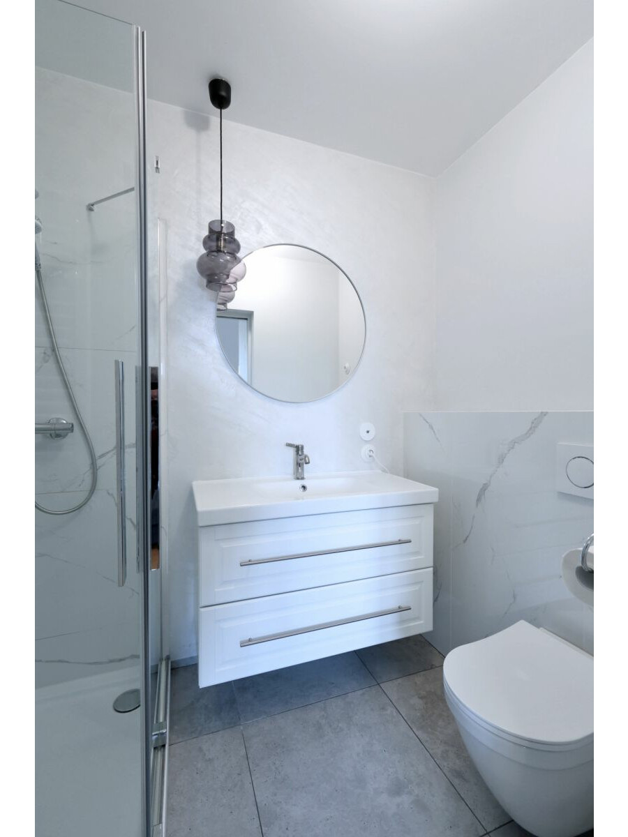 Warszawa, Białołęka, Segment skrajny z pięknie zagospodarowanym ogrodem