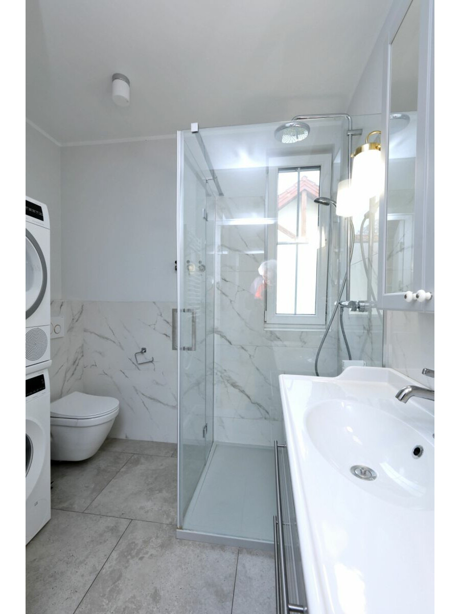 Warszawa, Białołęka, Segment skrajny z pięknie zagospodarowanym ogrodem