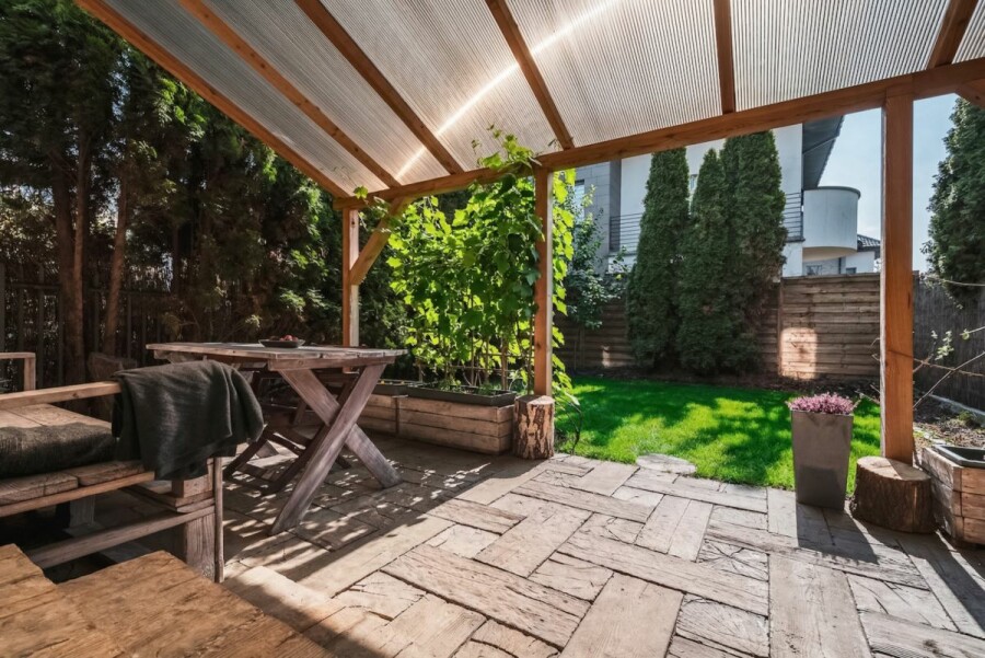 powiat Warszawa, Warszawa, Przylaszczkowa, Dom szeregowy z pięknym ogrodem Wawer