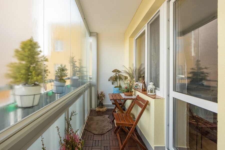 Warszawa, Praga-Południe, Stanisława Mikołajczyka, Dwustronne Zabudowany Balkon 7,5m2 CH Promenada