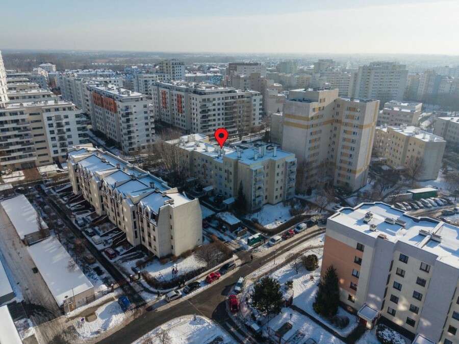 Warszawa, Praga-Południe, Stanisława Mikołajczyka, Dwustronne Zabudowany Balkon 7,5m2 CH Promenada