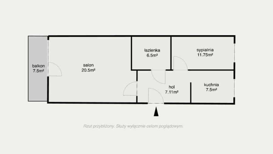 Warszawa, Praga-Południe, Stanisława Mikołajczyka, Dwustronne Zabudowany Balkon 7,5m2 CH Promenada