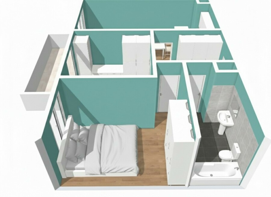 Warszawa, Praga-Południe Gocław, Gen. Tadeusza Bora-Komorowskiego, 3 pokoje | Osiedle Saska | Balkon | Garaż |Ochrona