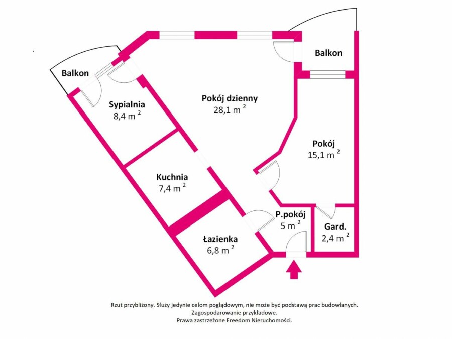 Warszawa, Ursus, Stanisława Bodycha, Przestronne M3 | Ursus | 2 balkony I parking
