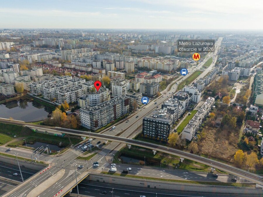 Warszawa, Bemowo, Narwik, 2mindo S8 Metro Lazurowa Wysoki Parter