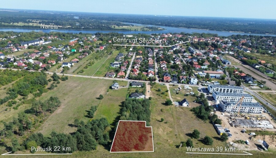 powiat legionowski, Serock, Działka budowlana w Serocku w dobrej cenie