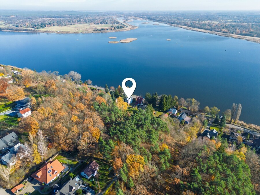 powiat legionowski, Serock, Rybaki, Bajkowy widok na jezioro w 1 linii brzegowej