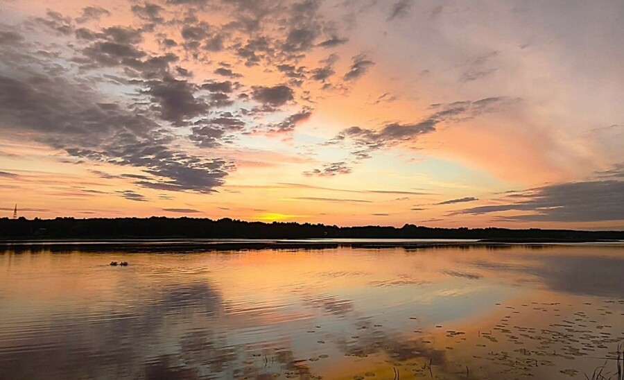 powiat legionowski, Serock, Rybaki, Bajkowy widok na jezioro w 1 linii brzegowej