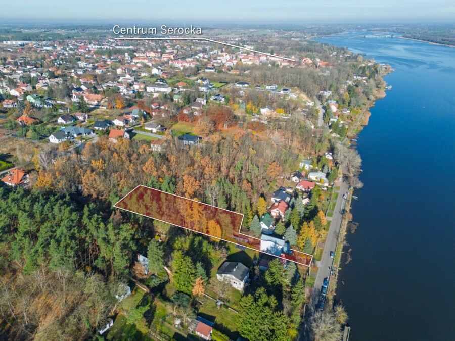 powiat legionowski, Serock, Rybaki, Bajkowy widok na jezioro w 1 linii brzegowej