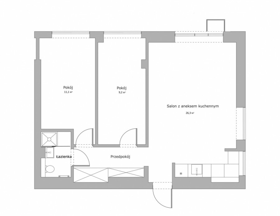 Warszawa, Mokotów, Czerniakowska, Po generalnym remoncie – gotowe do zamieszkania