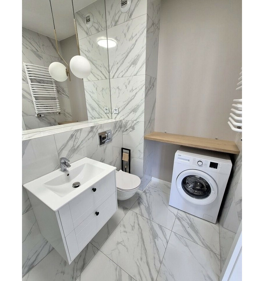 Warszawa, Mokotów, Konstruktorska, Nowoczesne studio 34 m² z balkonem | 2022 rok | Ga