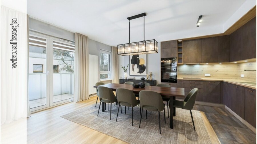 Warszawa, Mokotów, Santocka, Duży salon 40 m², 2 sypialnie, balkon, 2 x garaż