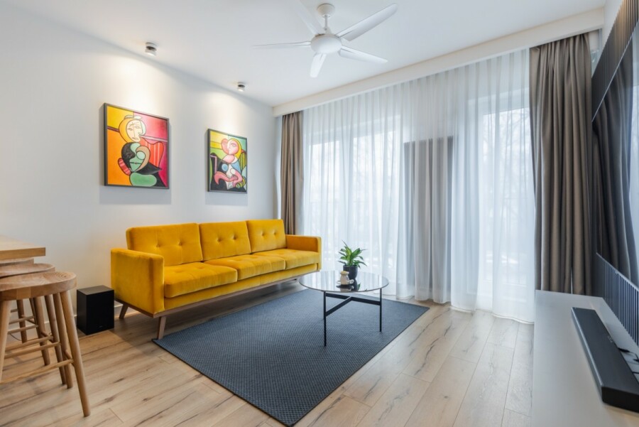 Warszawa, Mokotów, Taśmowa, Stylowe 2 pokoje z pełnym wyposażeniem, 2 miejsca