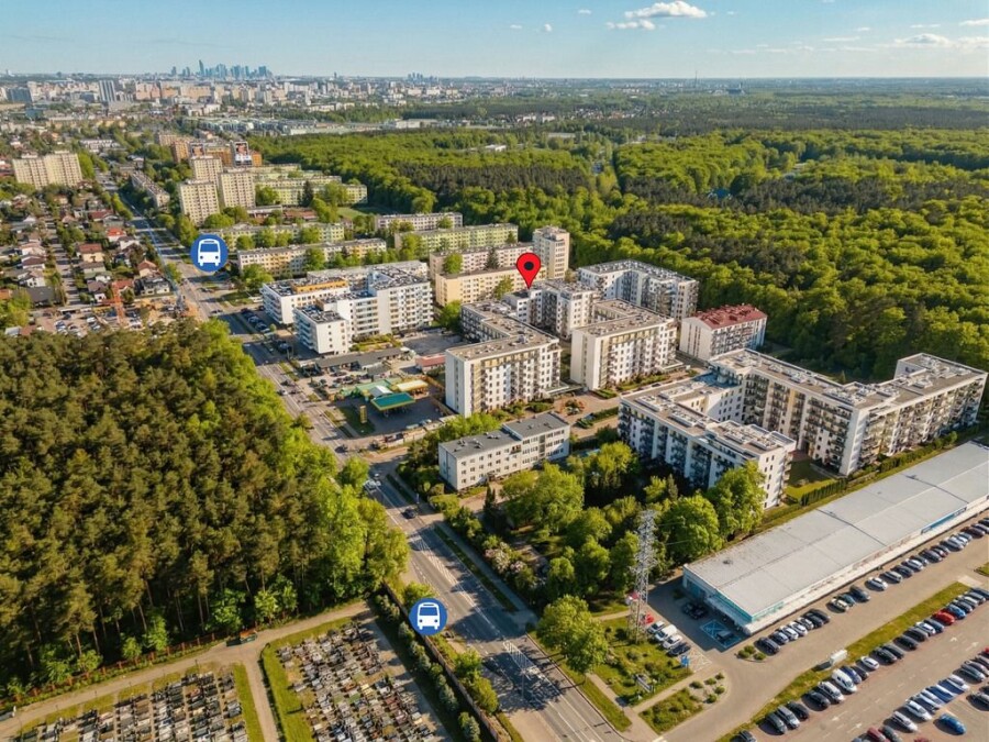 Warszawa, Wawer, Korkowa, Wygodne 3 pokoje prywatność i zieleń