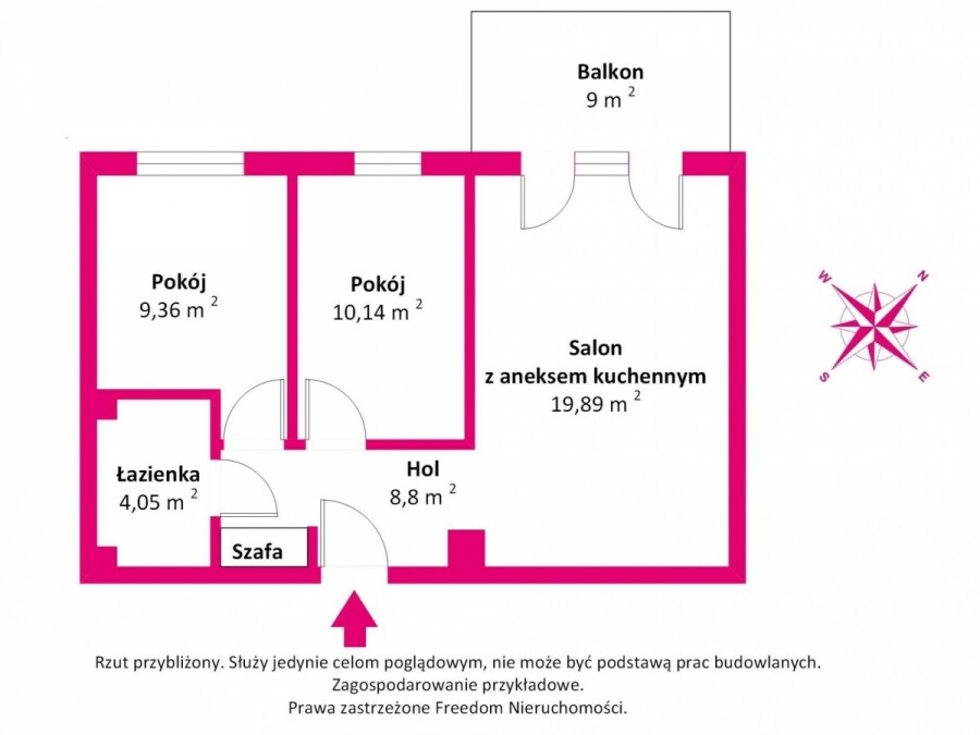 powiat wołomiński, Radzymin, Lecha Falandysza, 3-pokoje z dużym balkonem, podwójnym m. postojowym