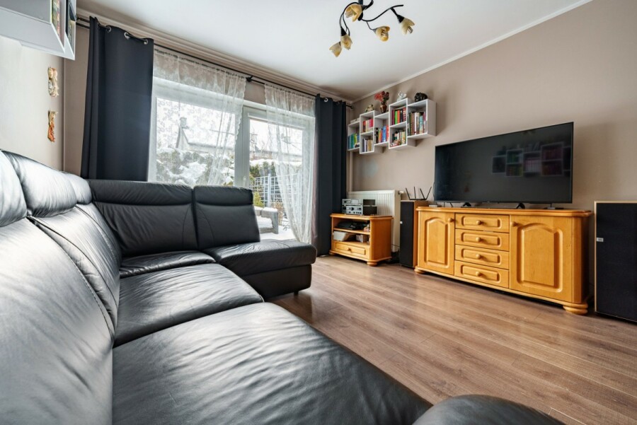 powiat piaseczyński, Piaseczno, Owocowy Sad, Dwustronne mieszkanie z dwoma ogródkami