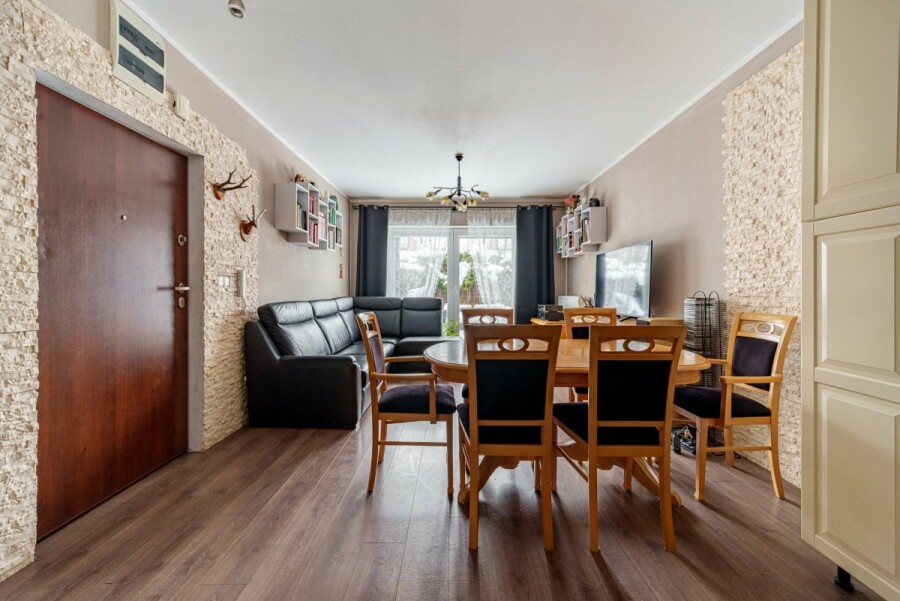 powiat piaseczyński, Piaseczno, Owocowy Sad, Dwustronne mieszkanie z dwoma ogródkami