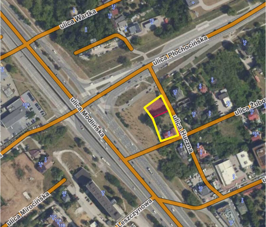 Warszawa, Białołęka, Działka ul. Modlińska, PUU/PUM: 4516m2, Unikat!