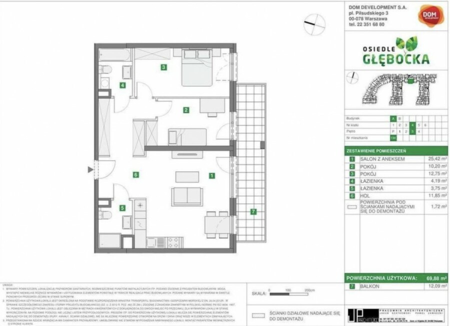Warszawa, Białołęka, Głębocka, 2 łazienki | wysoki standard | dobry rozkład