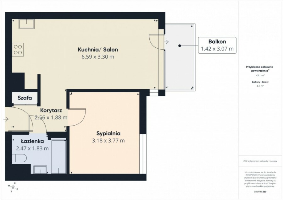 Warszawa, Bielany Chomiczówka, Księżycowa, 2 pokoje przy Forcie Wawrzyszew | Metro 10 min