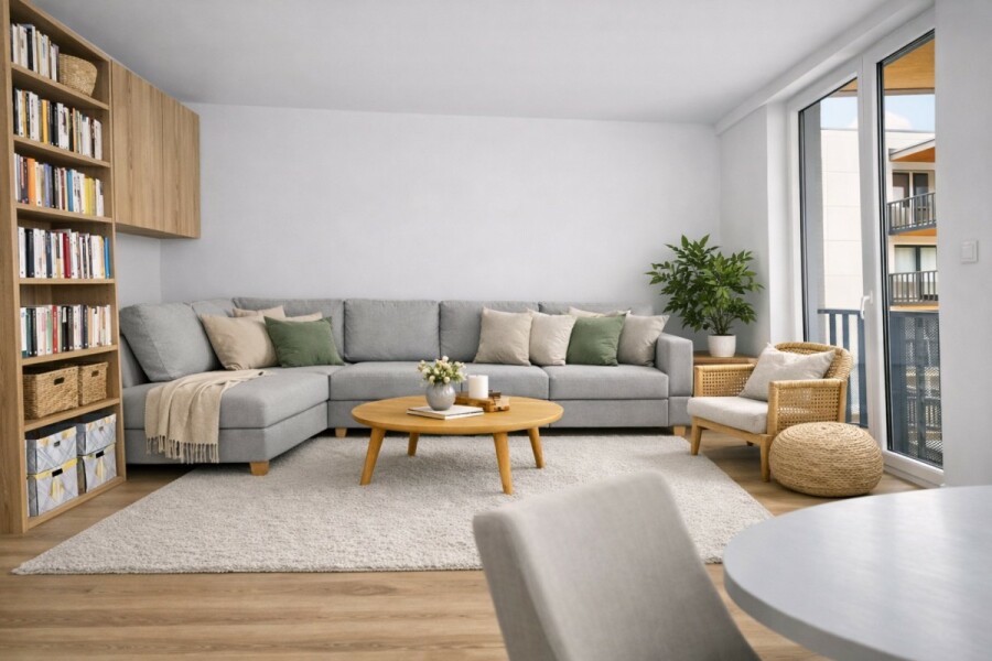 Warszawa, Wola, Fort Wola, 3 pokoje z oddzielną kuchnią | Balkon I Garaż