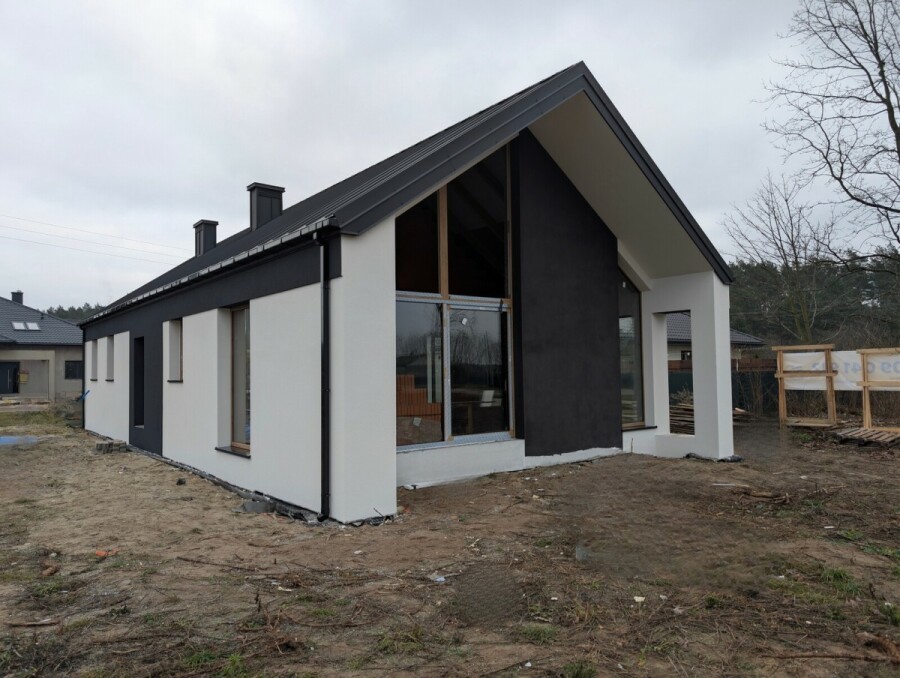 powiat wołomiński, Sitki, Piaskowa, Nowoczesny dom jednorodzinny – Klembów, Sitki