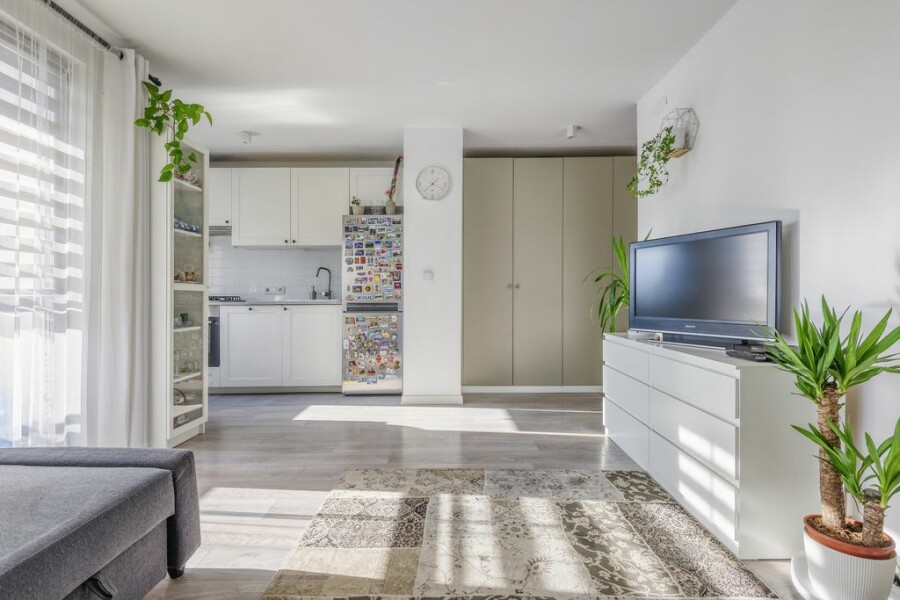 Warszawa, Praga-Południe, Jarocińska, Kawalerka 33,4 m² z balkonem, pod inwestycję