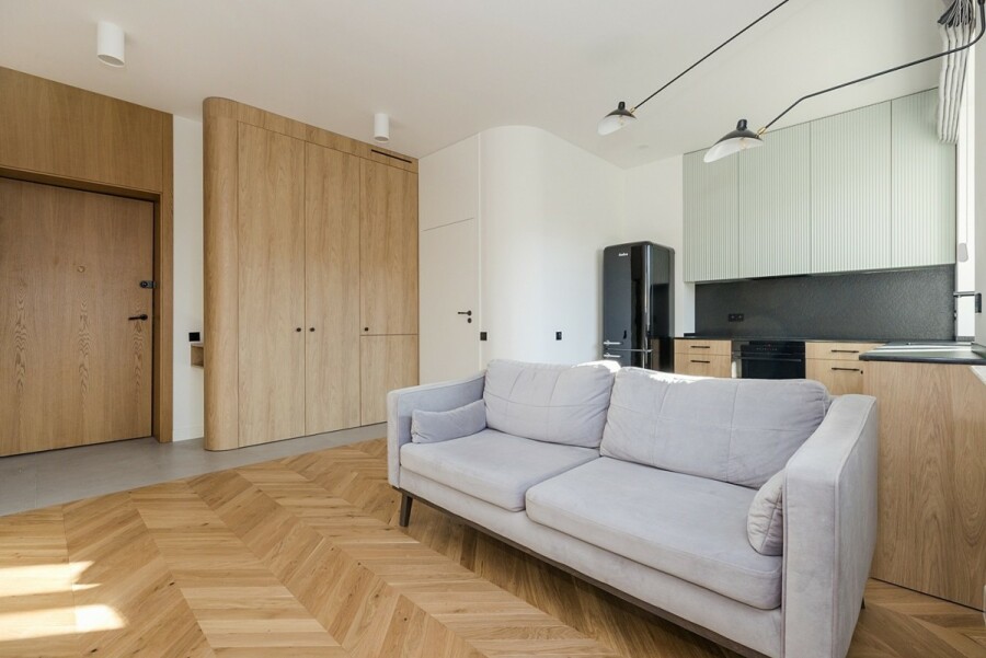 Warszawa, Praga-Południe Saska Kępa, Dwupokojowe 44 m² w kamienicy na Saskiej Kępie