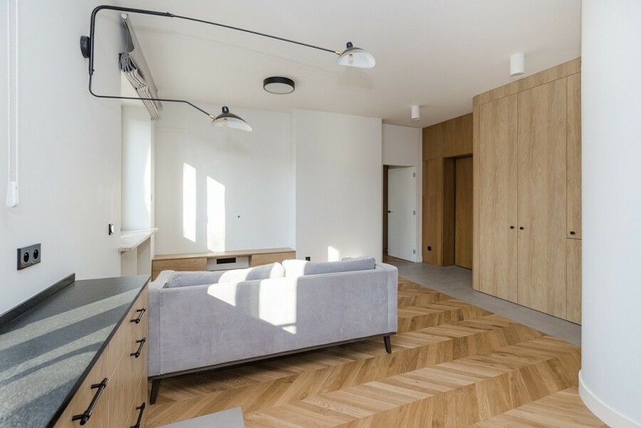 Warszawa, Praga-Południe Saska Kępa, Walecznych, Dwupokojowe 44 m² w kamienicy na Saskiej Kępie