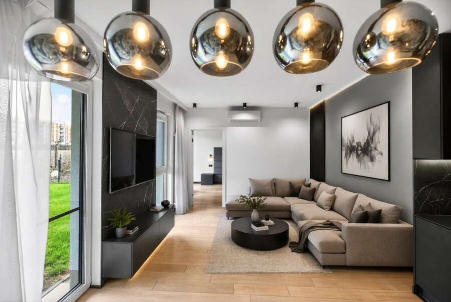 Warszawa, Bemowo Chrzanów, Batalionów Chłopskich, Designerskie mieszkanie 86 m² z ogrodem 135 m²